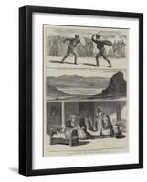 With the Turks and Ismail Pasha in Asia-Joseph Nash-Framed Giclee Print