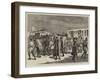 With the Turks at Constantinople, Arrival of Russian Prisoners Captured at Elena-Harry Hamilton Johnston-Framed Giclee Print