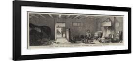 With the Turks, English Officers' Quarters at Sarnasuffla, Bulgaria-null-Framed Giclee Print