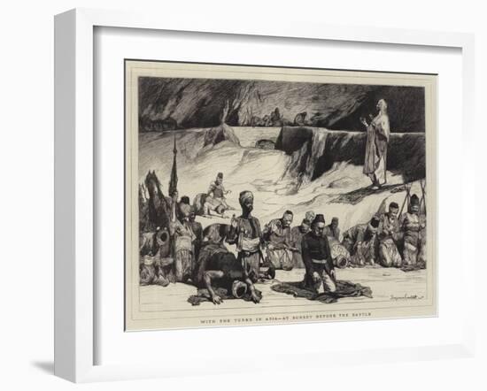 With the Turks in Asia, at Sunset before the Battle-Benjamin Constant-Framed Giclee Print