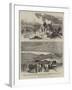 With the Turks, the Attack on Pyrgos-null-Framed Giclee Print