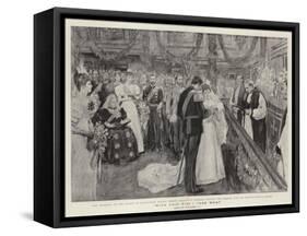 With This Ring I Thee Wed!-William Hatherell-Framed Stretched Canvas