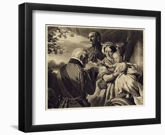 With Wellington-null-Framed Art Print