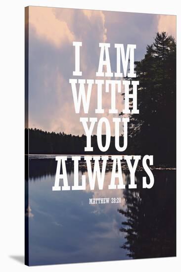 With You Always-Vintage Skies-Stretched Canvas