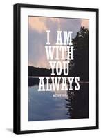 With You Always-Vintage Skies-Framed Giclee Print