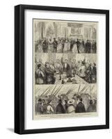 Withdrawal of European Troops from Japan-null-Framed Giclee Print