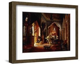 Within the Seraglio-Frederick Arthur Bridgman-Framed Giclee Print