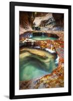 Within The Subway, Planet Earth Zion National Park, Utah-Vincent James-Framed Photographic Print