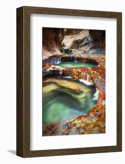 Within The Subway, Planet Earth Zion National Park, Utah-Vincent James-Framed Photographic Print