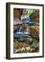 Within Zion Subway in Autumn, Zion National Park, Utah-Vincent James-Framed Photographic Print