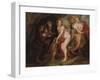 Without Ceres and Bacchus Venus would freeze, c.1650-Peter Paul Rubens-Framed Giclee Print