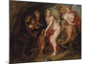 Without Ceres and Bacchus Venus would freeze, c.1650-Peter Paul Rubens-Mounted Giclee Print