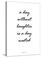 Without Laughter-Design Fabrikken-Stretched Canvas