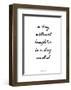 Without Laughter-Design Fabrikken-Framed Art Print