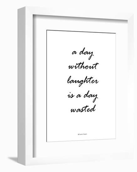 Without Laughter-Design Fabrikken-Framed Art Print