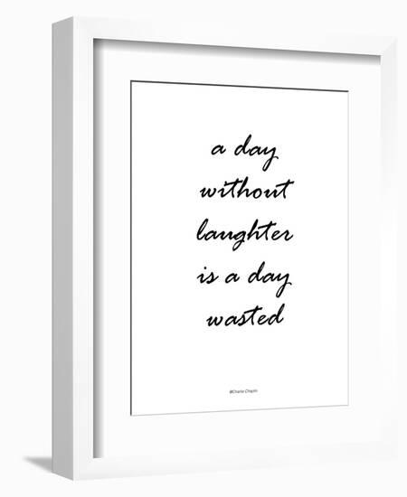 Without Laughter-Design Fabrikken-Framed Art Print