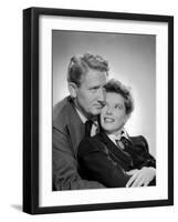 Without Love, Spencer Tracy, Katharine Hepburn, 1945-null-Framed Photo