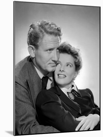 Without Love, Spencer Tracy, Katharine Hepburn, 1945-null-Mounted Photo