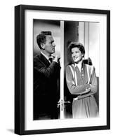 Without Love, Spencer Tracy, Katharine Hepburn, 1945-null-Framed Photo