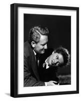 Without Love, Spencer Tracy, Katharine Hepburn, 1945-null-Framed Photo