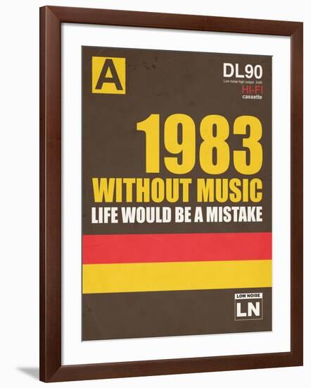 Without Music Life Would be a Mistake-NaxArt-Framed Art Print