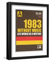 Without Music Life Would be a Mistake-NaxArt-Framed Art Print