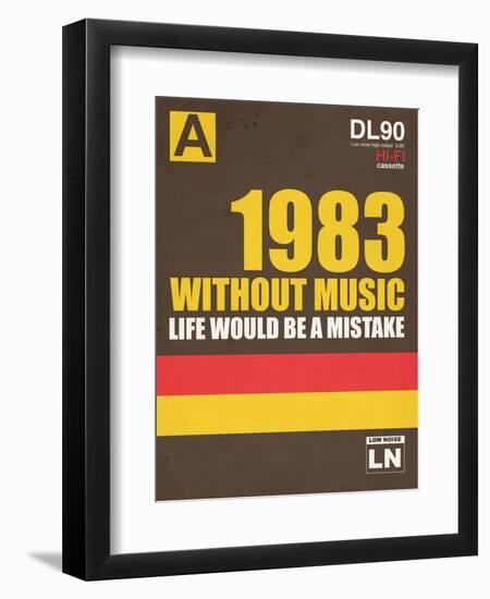 Without Music Life Would be a Mistake-NaxArt-Framed Art Print