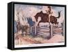 Without Saddle, Bridle or Halter-George Washington Lambert-Framed Stretched Canvas