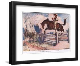 Without Saddle, Bridle or Halter-George Washington Lambert-Framed Giclee Print