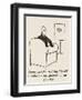 Withstanding the 'Glad Eye'-William Heath Robinson-Framed Art Print