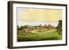 Witley Court, Worcestershire, Home of the Earl of Dudley, C1880-Benjamin Fawcett-Framed Giclee Print