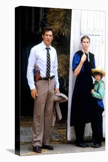 Witness by PeterWeir with Lukas Haas, Kelly McGillis and Harrison Ford, 1985 (photo)-null-Stretched Canvas