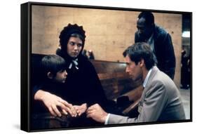 Witness by PeterWeir with Lukas Haas, Kelly McGillis and Harrison Ford, 1985 (photo)-null-Framed Stretched Canvas