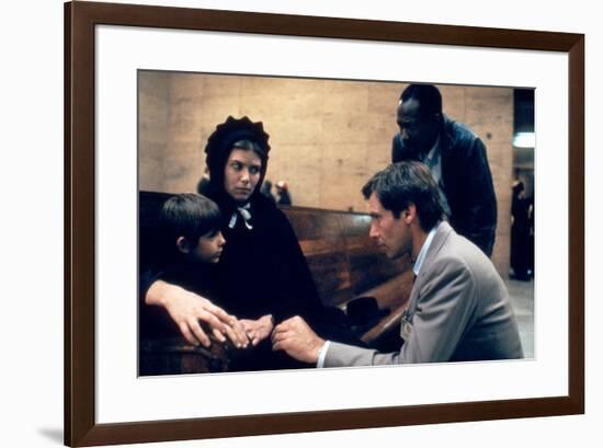 Witness by PeterWeir with Lukas Haas, Kelly McGillis and Harrison Ford, 1985 (photo)-null-Framed Photo