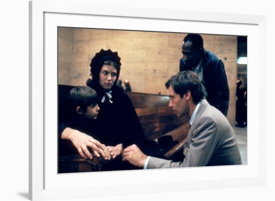 Witness by PeterWeir with Lukas Haas, Kelly McGillis and Harrison Ford, 1985 (photo)-null-Framed Photo