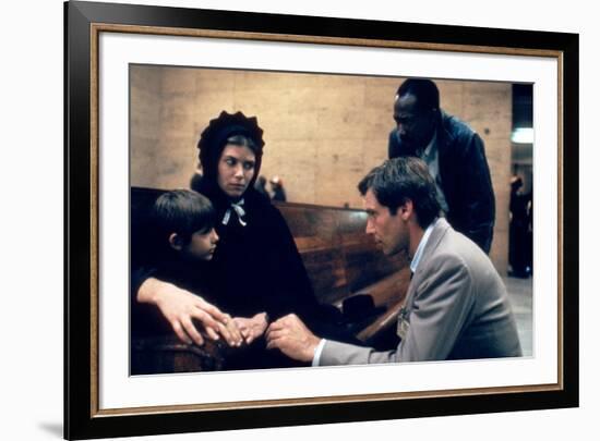 Witness by PeterWeir with Lukas Haas, Kelly McGillis and Harrison Ford, 1985 (photo)-null-Framed Photo