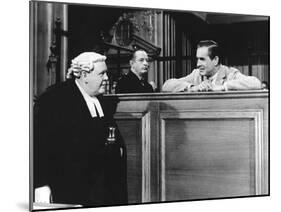 Witness For The Prosecution, Charles Laughton, Tyrone Power, 1957-null-Mounted Photo