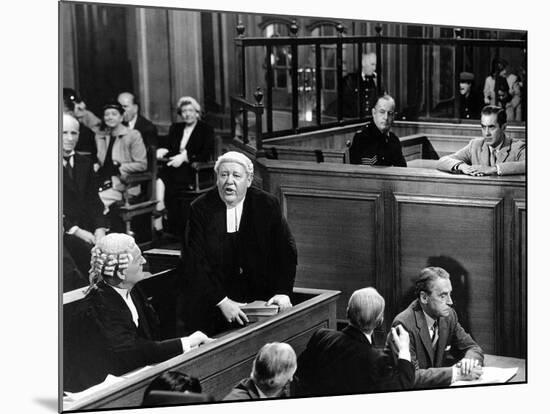 Witness For The Prosecution, John Williams, Charles Laughton, Henry Daniell, Tyrone Power, 1957-null-Mounted Photo