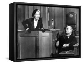 Witness For The Prosecution, Marlene Dietrich, 1957-null-Framed Stretched Canvas