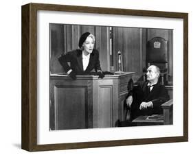 Witness For The Prosecution, Marlene Dietrich, 1957-null-Framed Photo