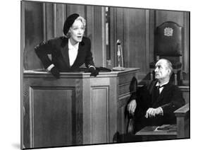 Witness For The Prosecution, Marlene Dietrich, 1957-null-Mounted Photo