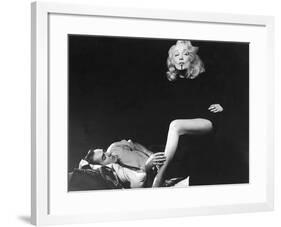 Witness For The Prosecution, Tyrone Power, Marlene Dietrich, 1957-null-Framed Photo