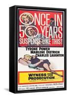 Witness for the Prosecution-null-Framed Stretched Canvas