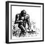 Witnesses Claim a Connection Between UFO Sightings and 'Bigfoot', Missouri-null-Framed Art Print