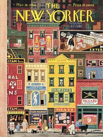 The New Yorker Cover - March 18, 1944