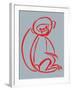 Witty Monkey-null-Framed Giclee Print