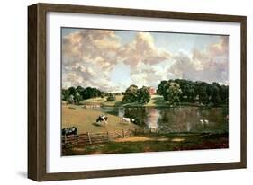 Wivenhoe Park, Essex, 1816-John Constable-Framed Giclee Print