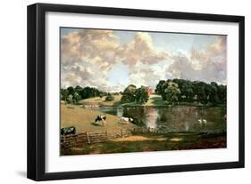Wivenhoe Park, Essex, 1816-John Constable-Framed Giclee Print