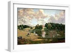 Wivenhoe Park, Essex, 1816-John Constable-Framed Giclee Print