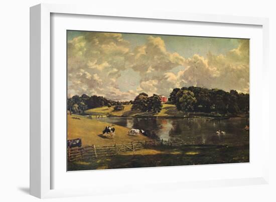 'Wivenhoe Park, Essex', 1816-John Constable-Framed Giclee Print